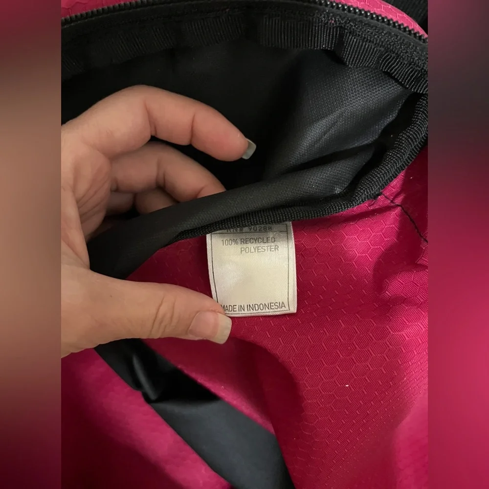 Adidas Diablo Duffel Bag Pink Black Logo Gym Workout Tote Sport Duffle Weekender - Picture 9 of 12